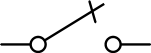 Knife switch symbol