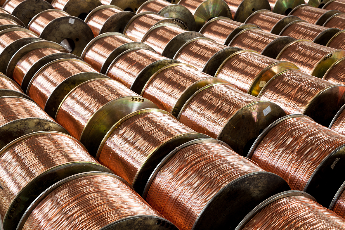Copper wire coils